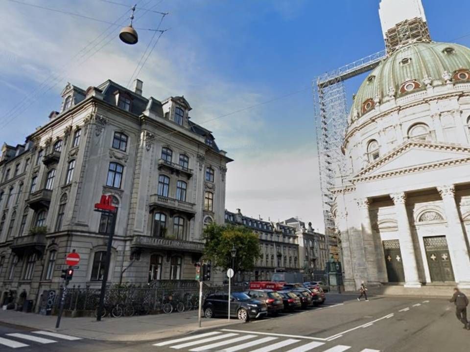 Blandt de handlede ejendomme er 3000 kvm restlejligheder ved Marmorkirken i København. | Foto: Google