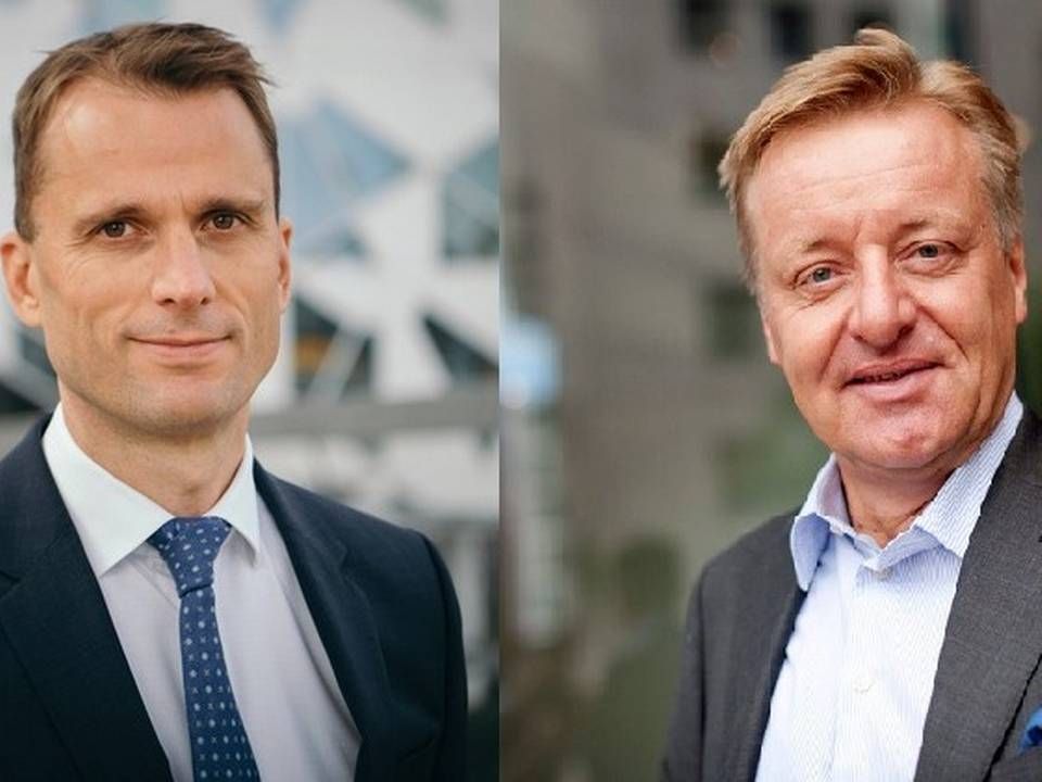 GRØNT FOKUS: Analysesjef Thomas Ramcilovic i DNB Næringsmegling og leder for eiendom og entreprenør i DNB, Olav T. Løvstad, ser økt fokus på bærekraft blant eiendomsinvestorer | Foto: DNB