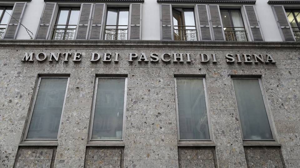 Den italienske banken Monte dei Paschi di Siena ser ut til å gå mot veis ende, etter 542 års drift. | Foto: NTB