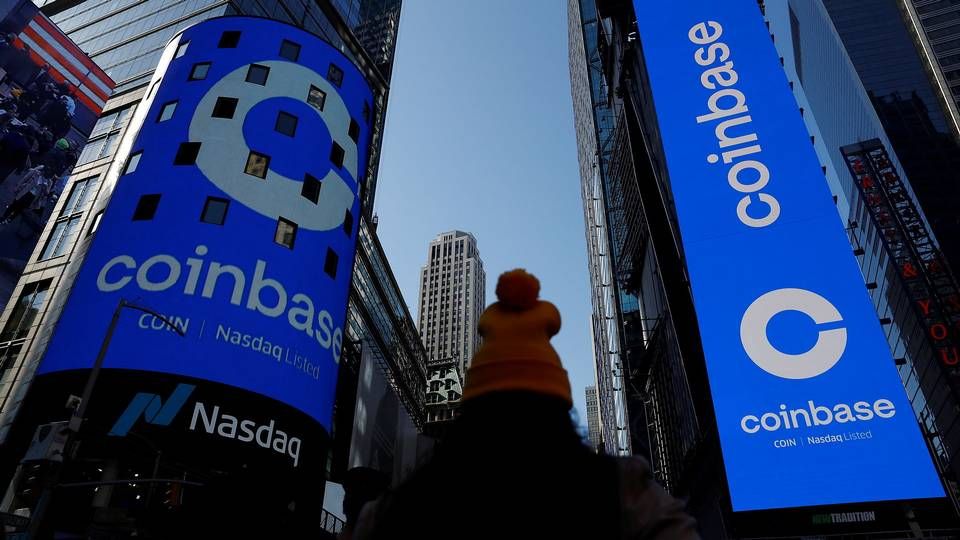 Coinbase kan muligvis se frem til søgsmål fra det amerikanske finanstilsyn. | Foto: Shannon Stapleton/Reuters/Ritzau Scanpix