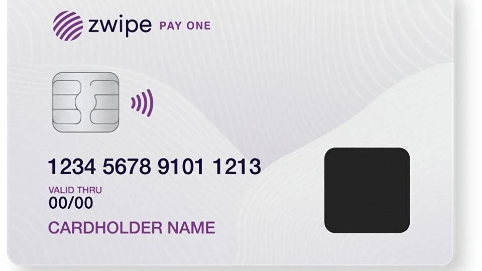 Zwipes biometriske betalingskort. | Foto: Zwipe