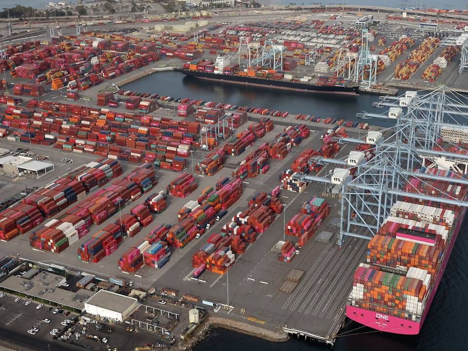Port of Los Angeles where containers are piling up | Photo: Lucy Nicholson/Reuters/Ritzau Scanpix