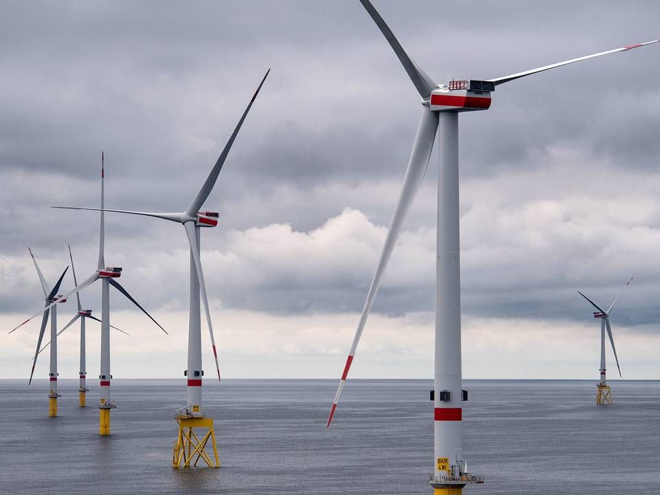 Med sin afregning på 144 øre/kWh er Borkum Riffgrund en af de tyske havmølleparker, der selv med de aktuelle strømpriser nyder godt at statsstøtte. | Foto: Ørsted