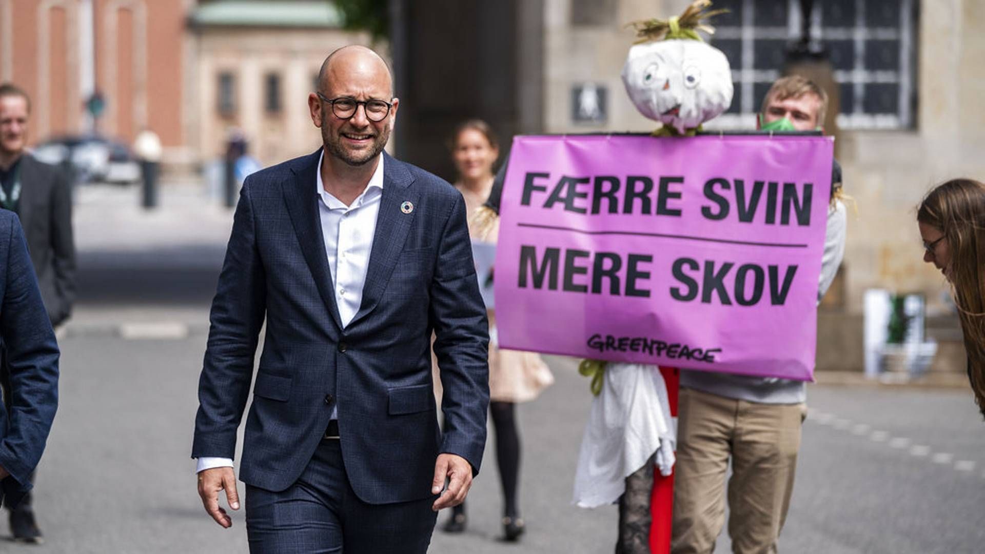 Landbrugsminister Rasmus Prehn (S) er skuffet over udspillet til en klimaplan for landbruget fra blå blok. | Foto: Martin Sylvest/Ritzau Scanpix