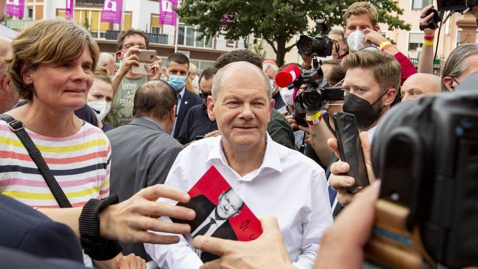 Olaf Scholz auf Wahlkampftour in Worms | Foto: picture alliance/dpa | View