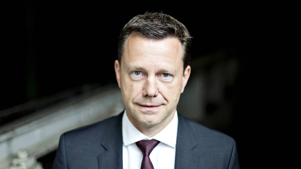 Adm. direktør Kristian Hundebøll præsenterer et halvårsoverskud på over 1 mia. kr. i DLG. | Foto: Stine Bidstrup/ERH