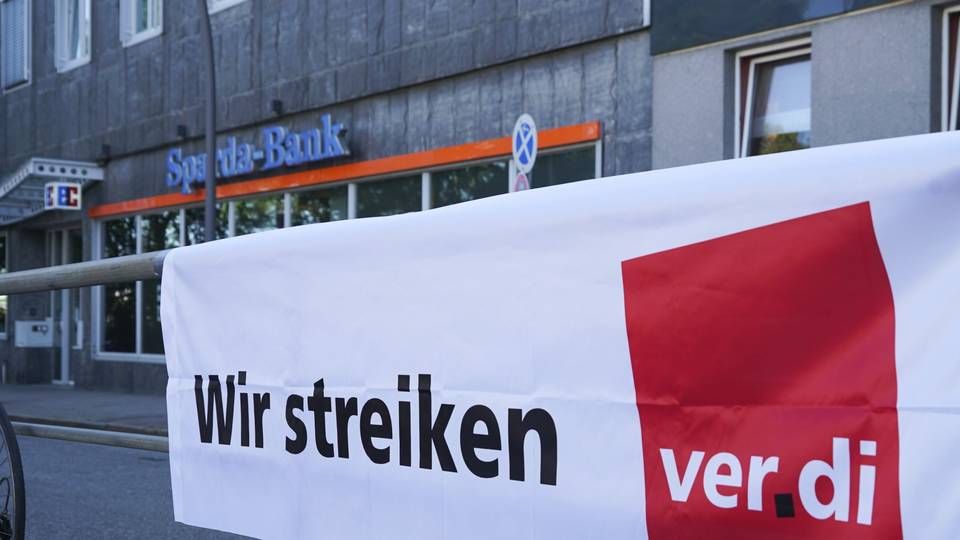 Eine bestreikte Sparda-Bank-Filiale | Foto: picture alliance