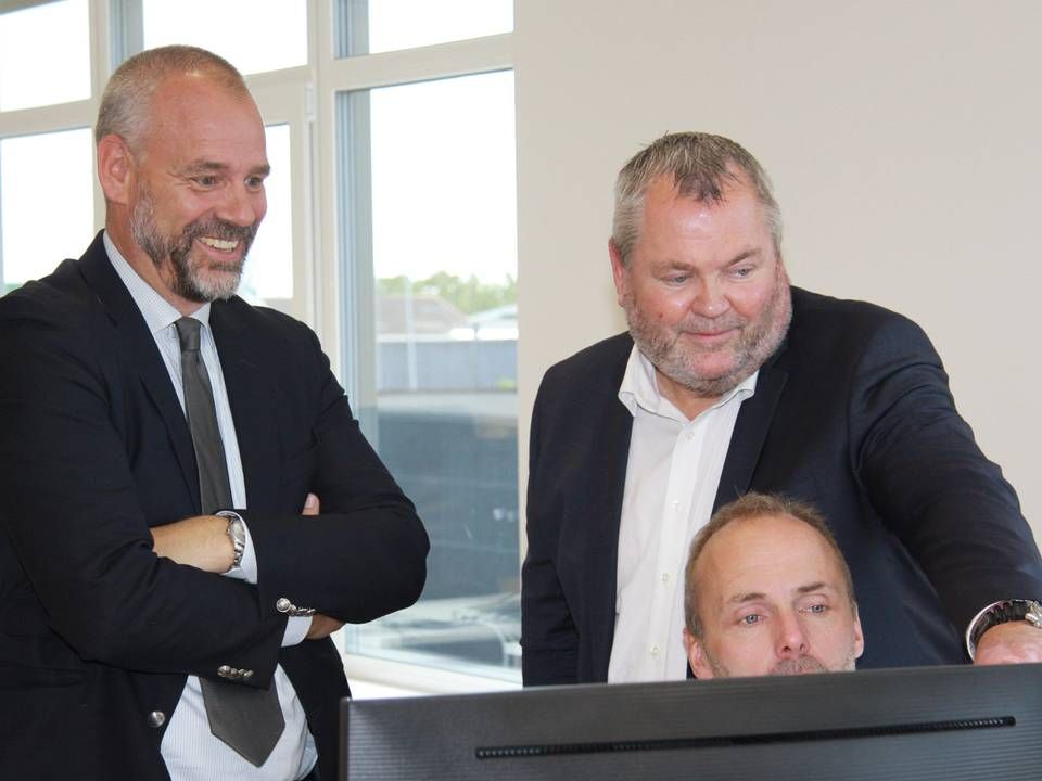 Great Dane's team: Thomas Bastrup (left), Jens Moestrup Rasmussen (right) and Kasper Billy Jacobsen (sitting) | Photo: PR / Great Dane