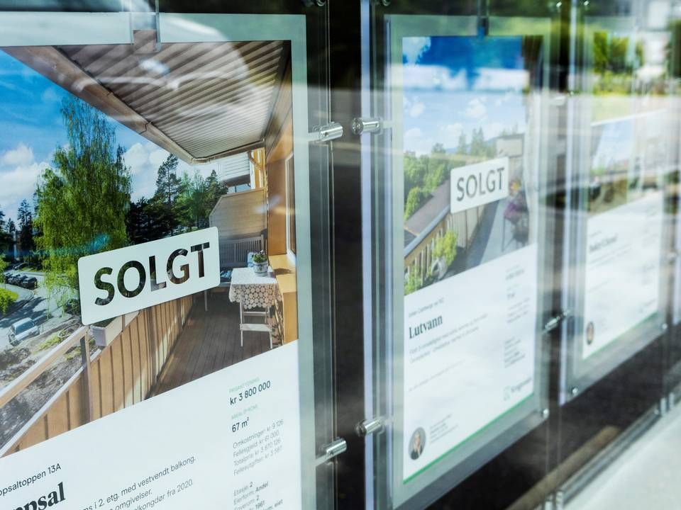 OPP: Blant de nye boligene i Norge er det særlig eneboliger som har steget i pris på årsbasis i andre kvartal, viser tall fra SSB. | Foto: Beate Oma Dahle / NTB