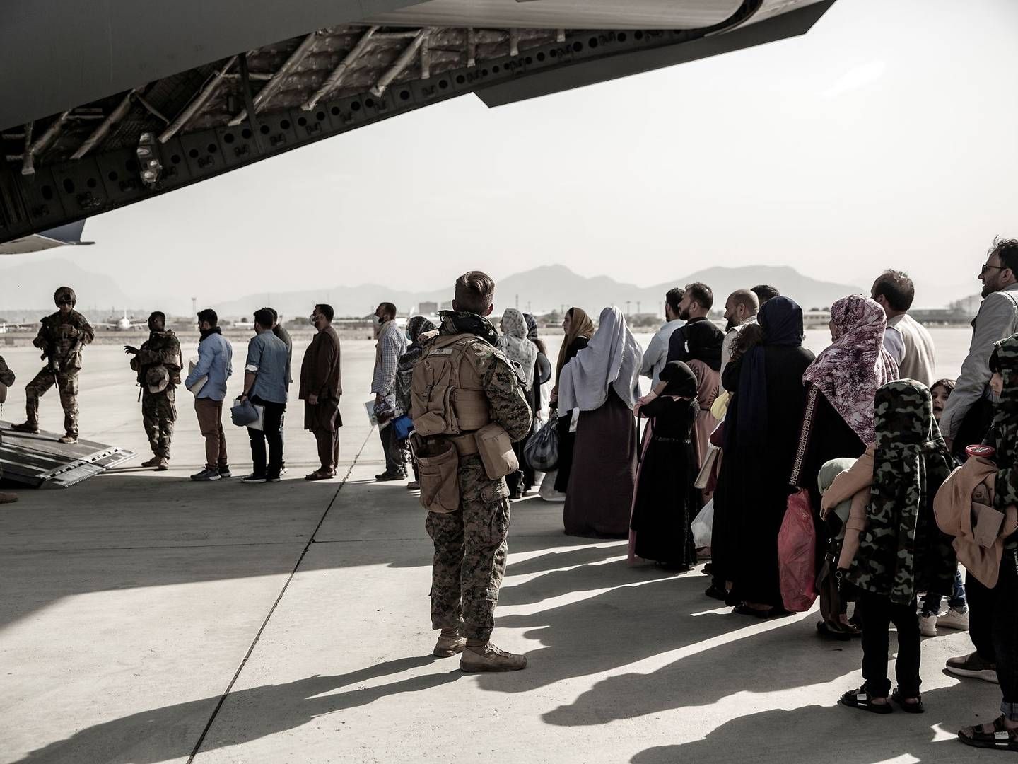Tilbagetrækningen fra Kabul har været med til at overbevise Ursula von der Leyen om, at EU skal kunne klare mere selv. | Foto: Us Army/Reuters/Ritzau Scanpix