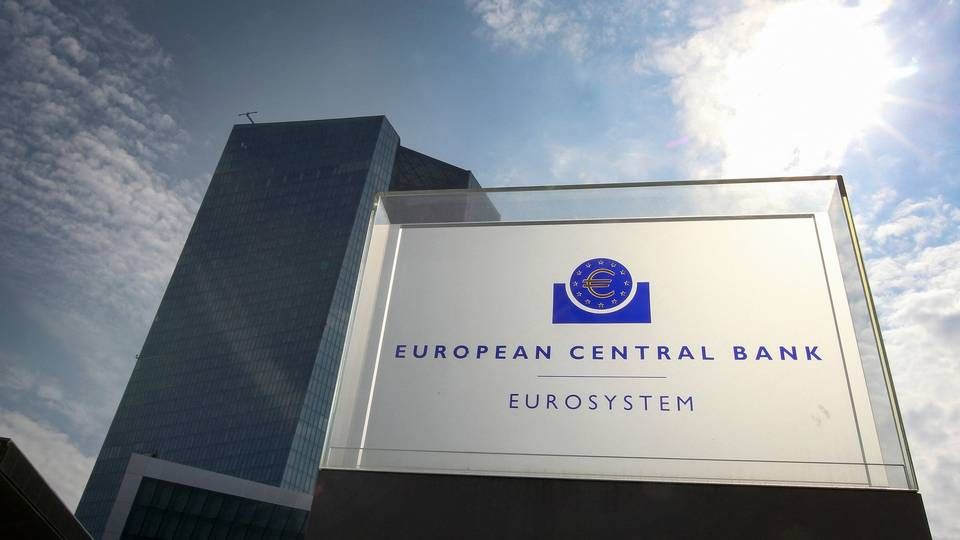 ECB vil ikke hæve renten lige foreløbig. | Foto: DANIEL ROLAND/AFP / AFP