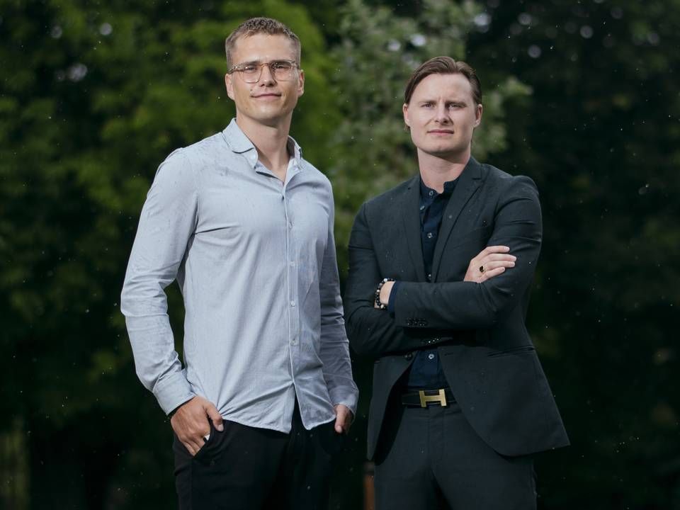 Kristoffer Degn (til venstre) og Martin Navne etablerede i fællesskab Custimy i 2020. | Photo: Søren Vendelbo/JPA