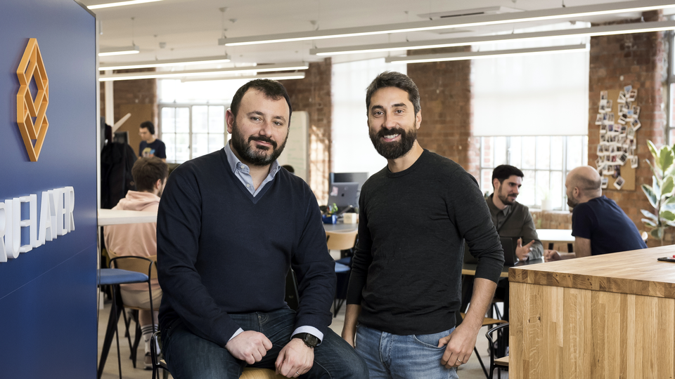 Truelayer Gründer Luca Martinetti (links) und Francesco Simoneschi.