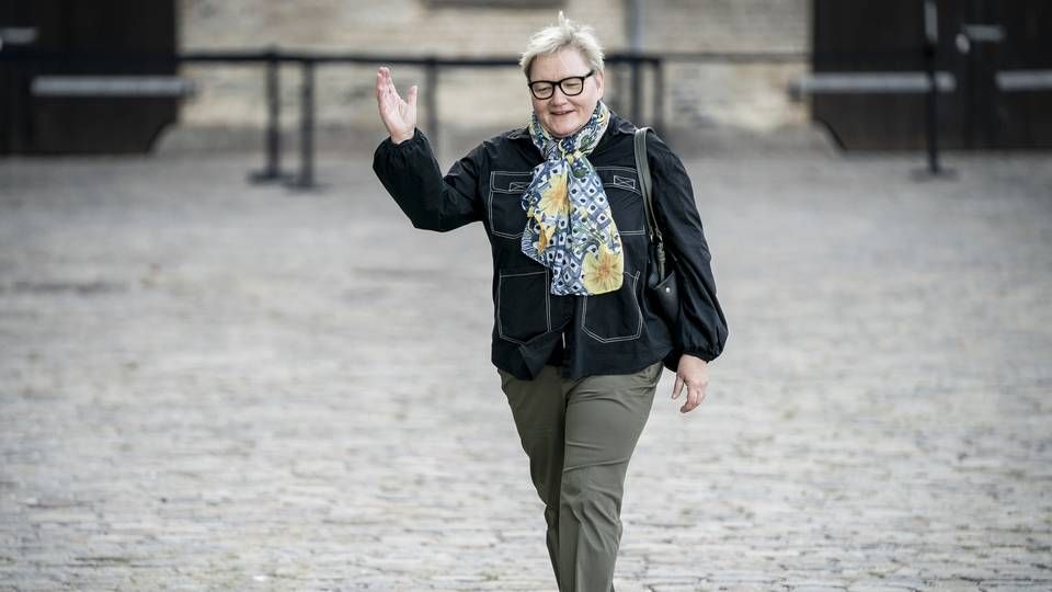 Lykke Sørensen, tidligere chefjurist i Udlændingeministeriet, da hun ankommer til afhøring i rigsretssagen mandag 20. september 2021. | Foto: Mads Claus Rasmussen