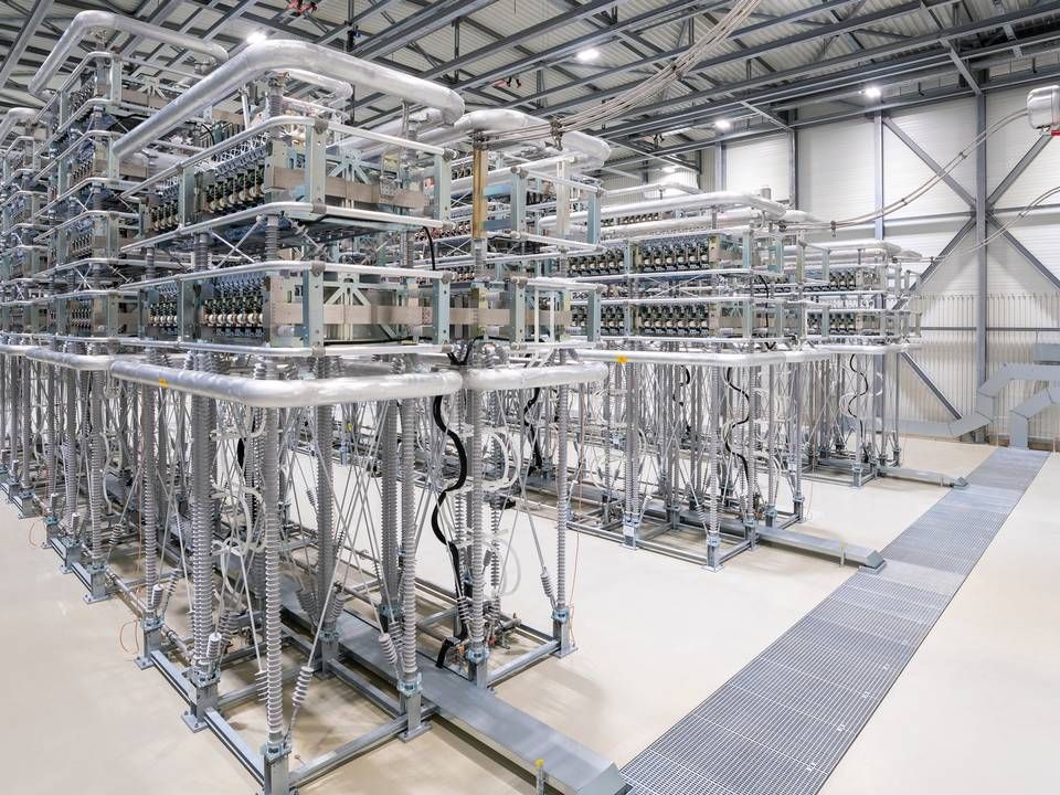 Det indvendige af en HVDC-omformerstation | Foto: Siemens Energy