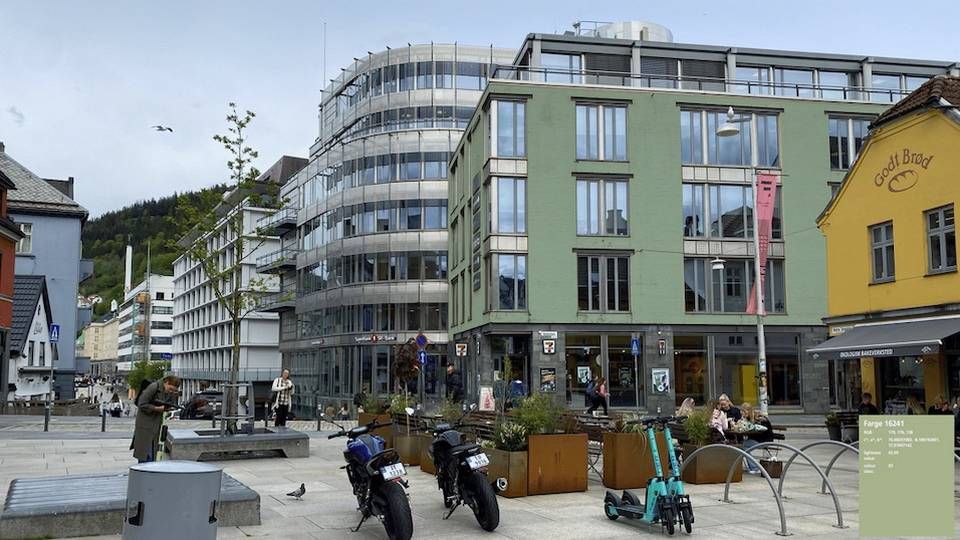 VERY GOOD: Krinkelkroken 1 i Bergen har fått en oppgradering etter at DNB Scandinavian Property Fund kjøpte eiendommen i 2020. | Foto: DNB