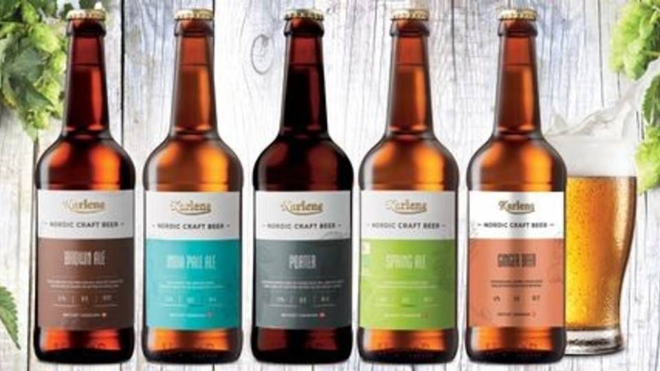 Karlens Nordic Craft Beer kommer på hylderne hos Lidl i syv nye lande. | Foto: PR / Vestfyen