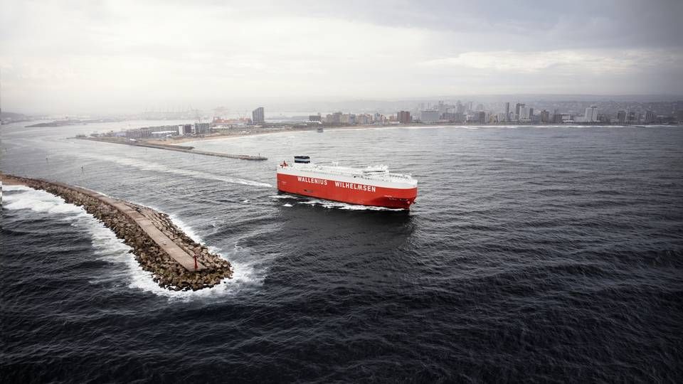 Bilskibfra rederiet Wilhelmsen. | Foto: Norges Rederiforbund/Norwegian Shipowners' Association
