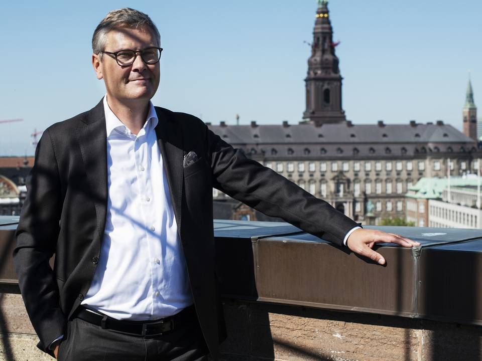 Niels Bang Hansen, chef for erhvervskunder i Danske Bank. | Foto: Gregers Tycho/ERH