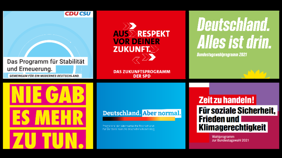 Die Wahlprogramme der Parteien | Foto: Wahlprogramme der Parteien