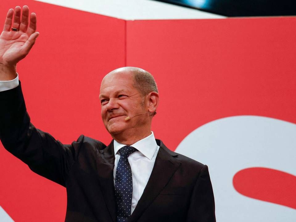 SPD's kanslerkandidat, Olaf Scholz | Foto: Odd Andersen/AFP/Ritzau Scanpix