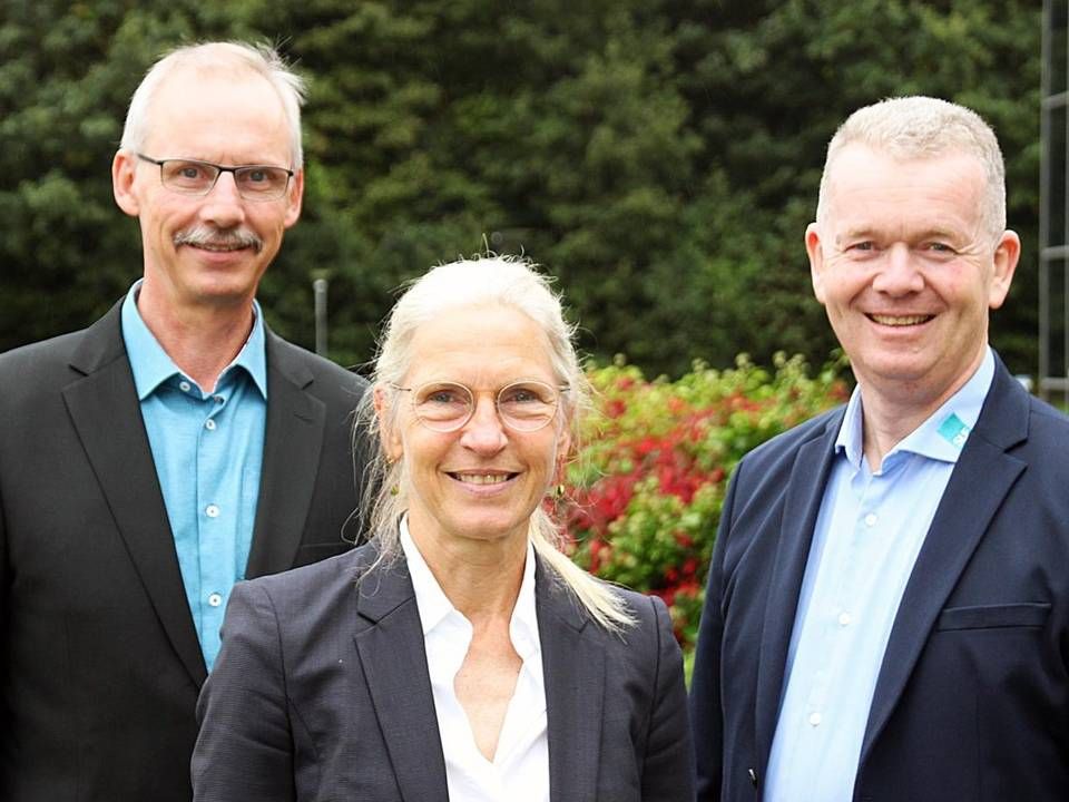 Erling Christensen (tv.), Gitte Grønbæk (mf.) og Anders Andersen (th.). | Foto: Presse / LBBL