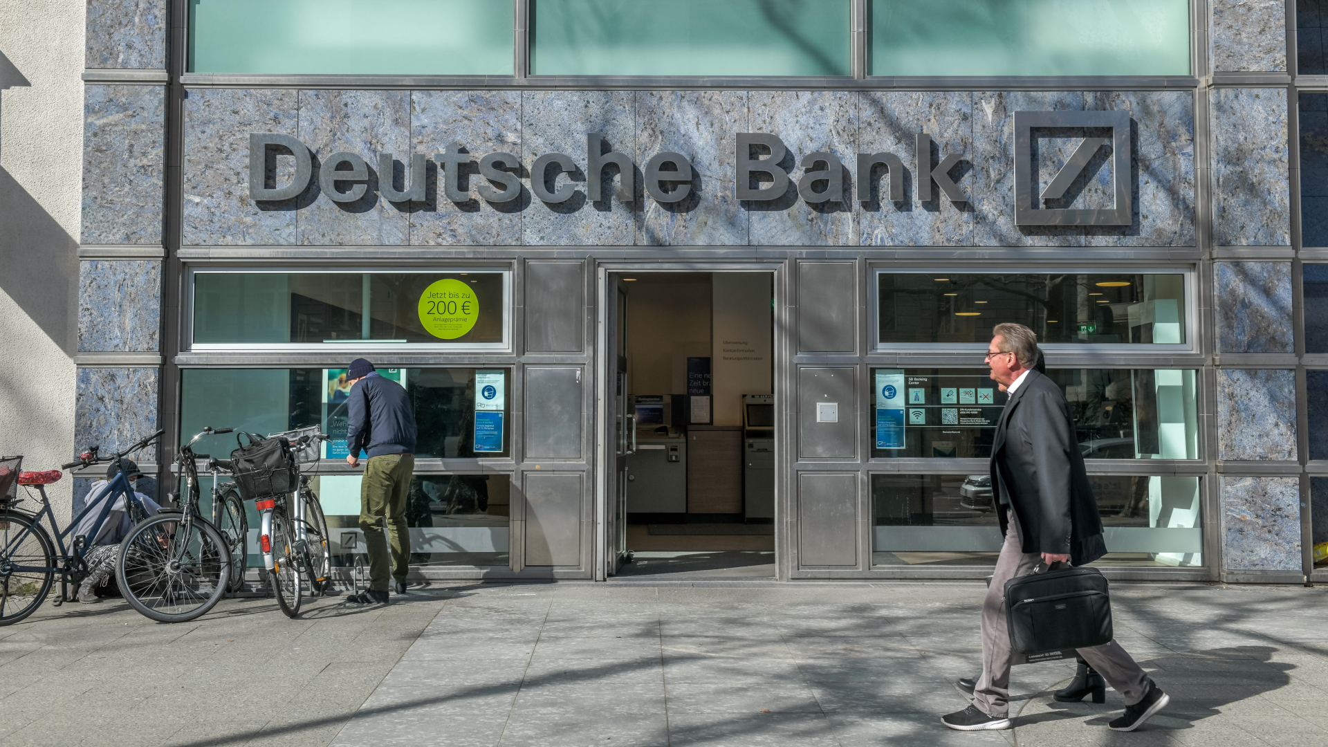Eine Filiale der Deutschen Bank. (Symbolbild) | Foto: picture alliance / Bildagentur-online/Joko | Bildagentur-online/Joko