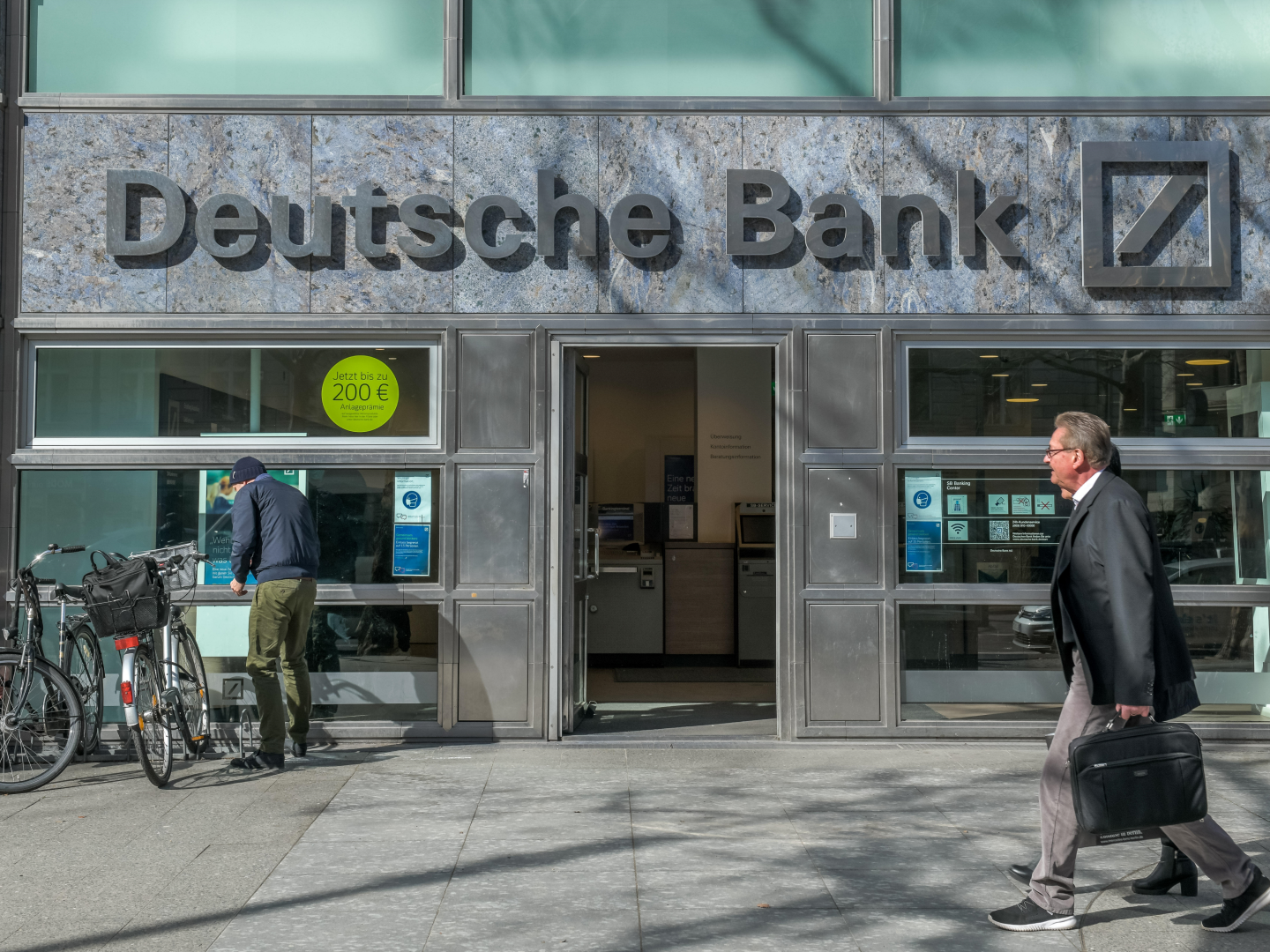 Eine Filiale der Deutschen Bank. (Symbolbild) | Foto: picture alliance / Bildagentur-online/Joko | Bildagentur-online/Joko