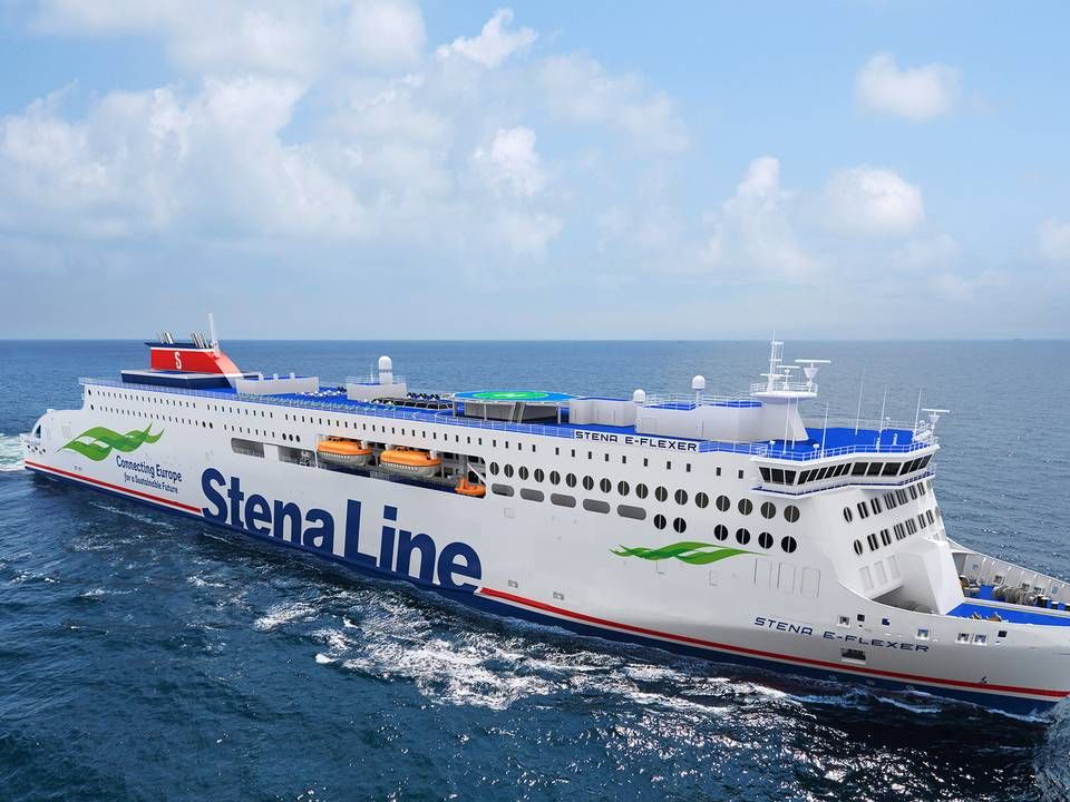 Stena LIne e-flex fragt- og passagerfærge der skal sejle i Østersøen i 2022. | Foto: PR-FOTO