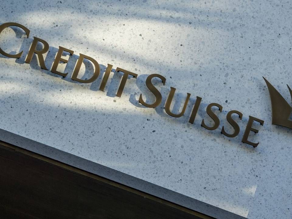 Logo der Credit Suisse über einer Filiale (Symbolbild) | Foto: picture alliance/KEYSTONE | URS FLUEELER