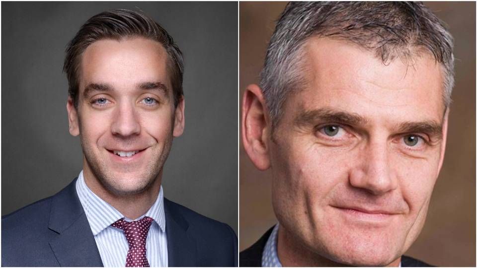 Til venstre: Ny nordisk chef Henrik Fahlåker. Til højr: Jan Eggertsen | Foto: PR / T. Rowe Price
