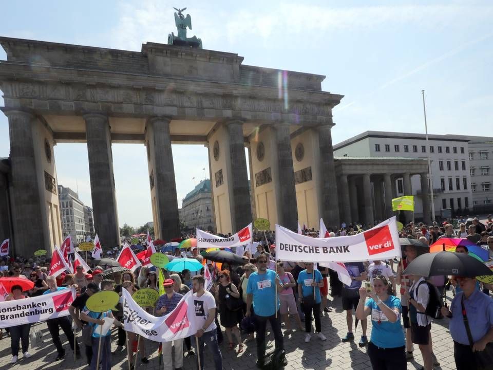 Streikende Berliner Angestellte im Jahr 2019. | Foto: picture alliance/dpa | Wolfgang Kumm
