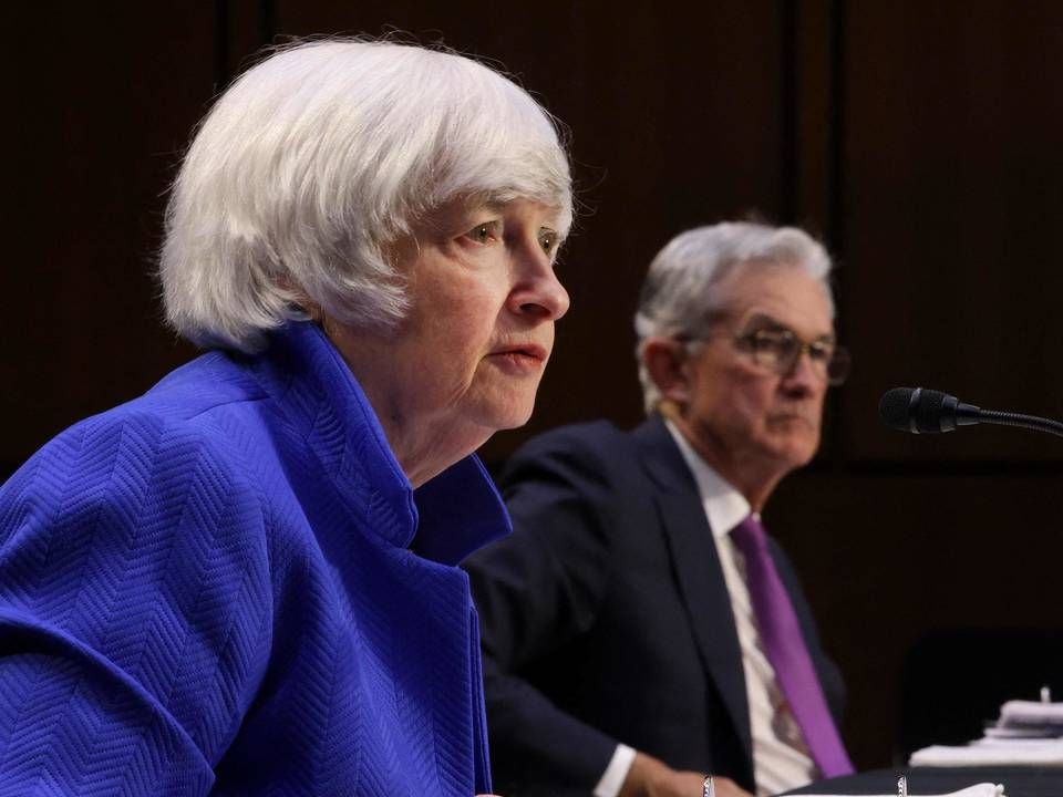 USA's finansminister, Janet Yellen, har advaret om at USA igen er på vej til at ramme gældsloftet. | Foto: KEVIN DIETSCH/AFP / POOL