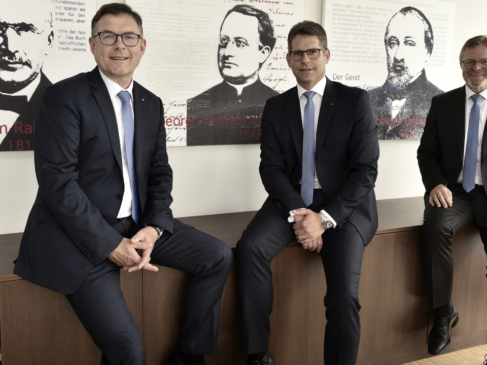 Der neue Dreier-Vorstand der Volksbank Trier (von links): Norbert Friedrich, Peter Michels und Alfons Jochem | Foto: Volksbank Trier