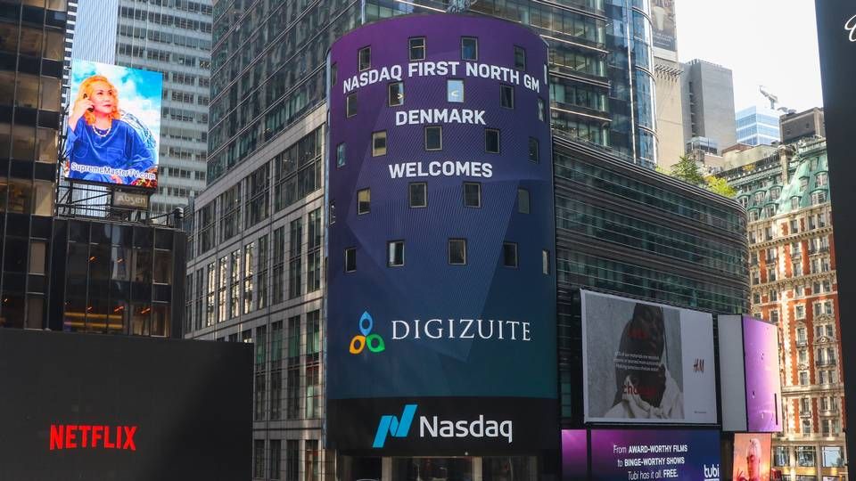 Digizuite er blandt de virksomheder, der er gået på børsen i København i årets løb. | Foto: Nasdaq / PR