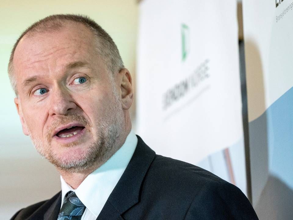 ER NEGATIV: Administrerende direktør Henning Lauridsen i Eiendom Norge vil avskaffe utlånsforskriften. | Foto: Torstein Bøe, NTB