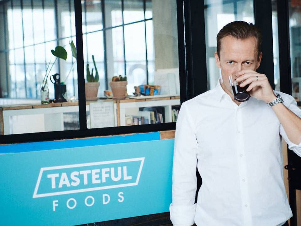 Anders P. Christensen stiftede Tasteful Foods for syv år siden. Siden har firmaet ekspanderet i Norden, og vender nu øjnene mod det tyske marked. | Foto: PR / Tasteful Foods