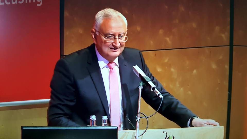 Peter Schneider, der Präsident des Sparkassenverbands Baden-Württemberg. | Foto: Daniel Rohrig via Youtube.