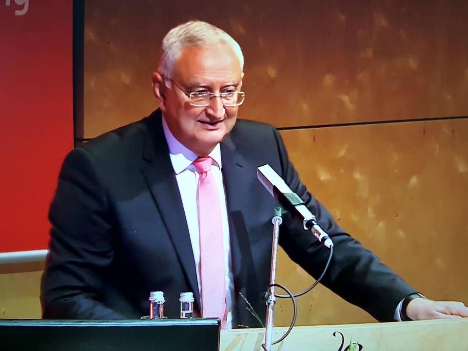Peter Schneider, der Präsident des Sparkassenverbands Baden-Württemberg. | Foto: Daniel Rohrig via Youtube.