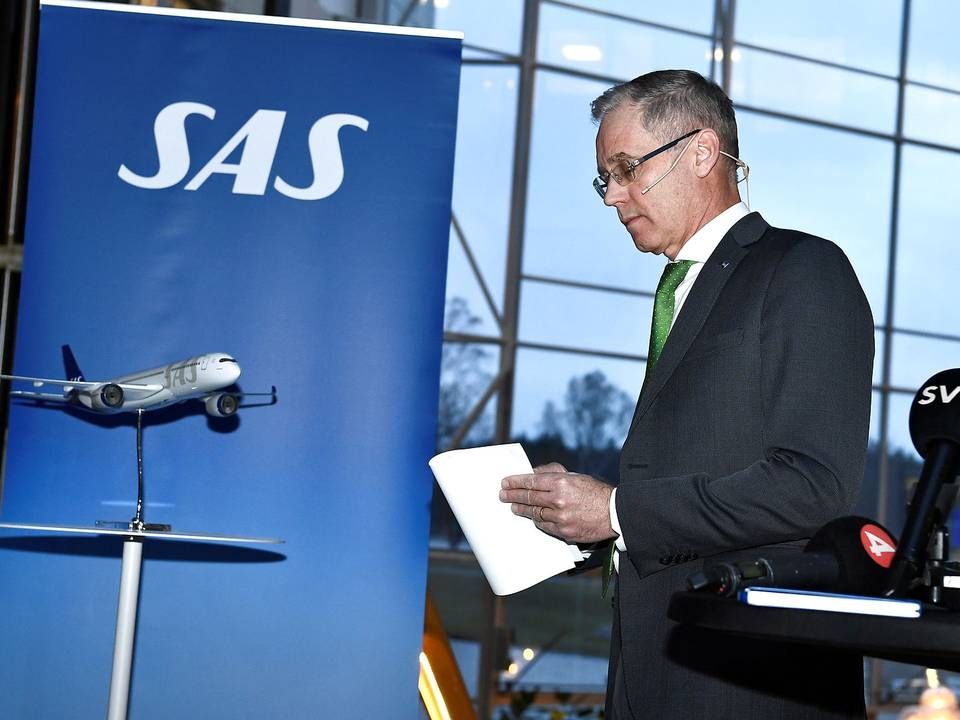 Tidligere SAS-topchef Rickard Gustafson. | Foto: Tt News Agency/Reuters/Ritzau Scanpix