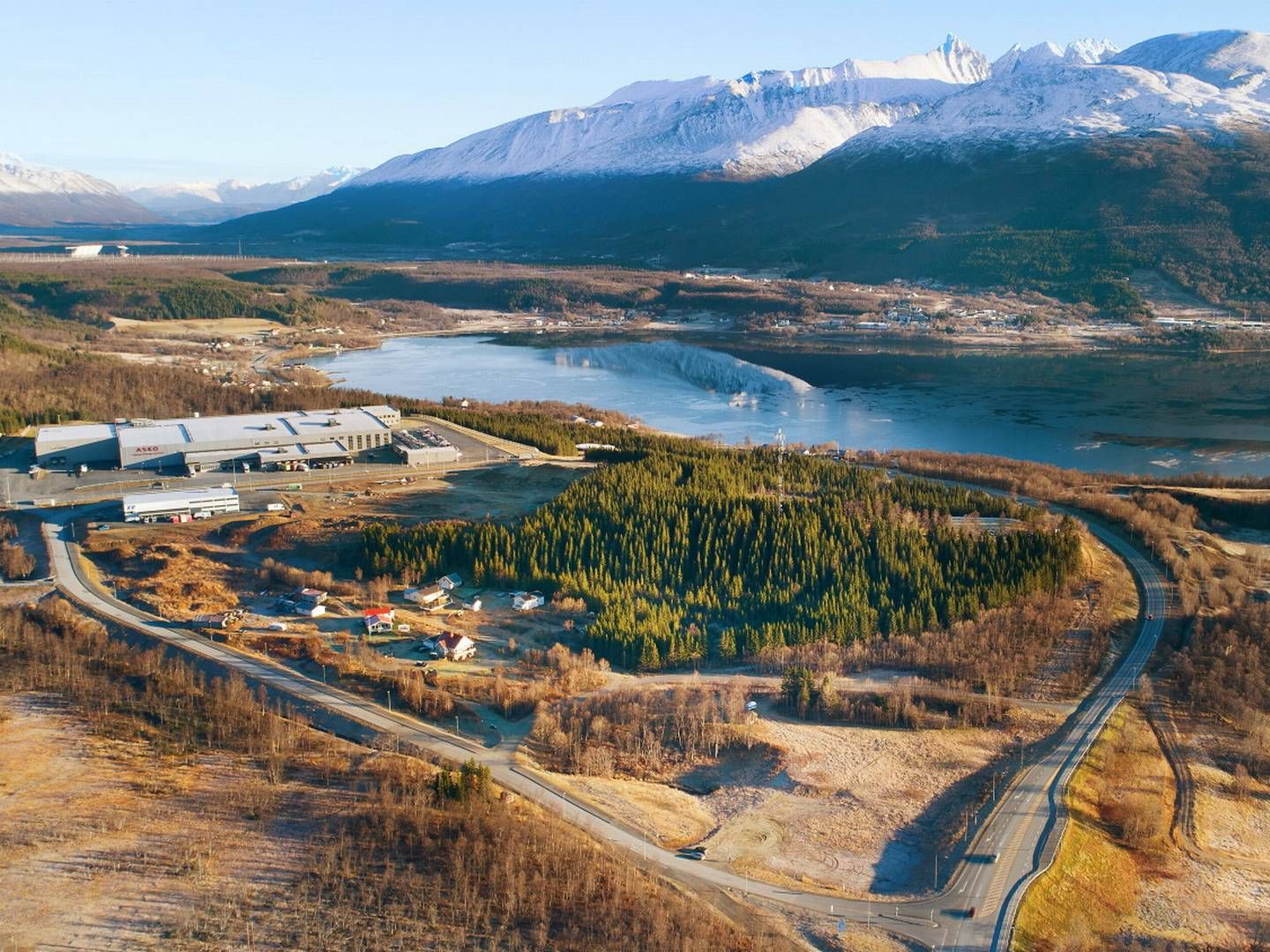 TROMSØS STØRSTE: Minken Næringspark blir på 250 mål når den er ferdig utviklet. | Foto: Bulk Industrial Real Estate