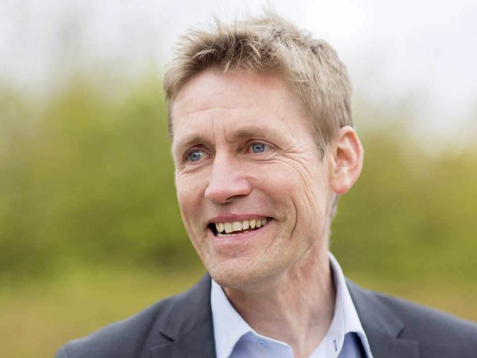 Topchefen i Fluoguide Morten Albrechtsen har det helt store smil fremme, efter virksomheden har fået sine første positive kliniske resultater. | Foto: Combigene / PR