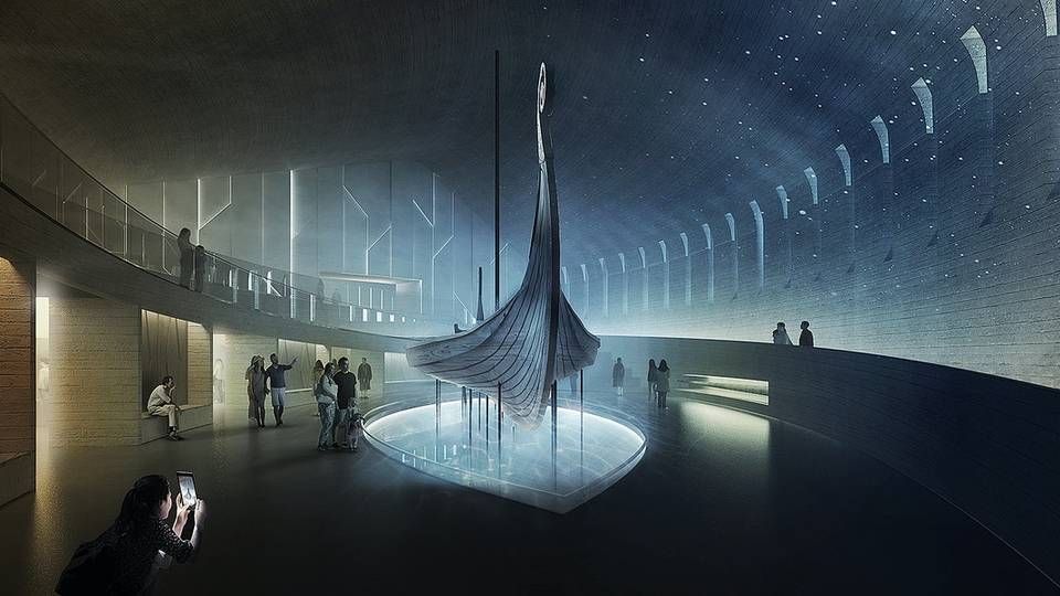TILGODESES: Vikingtidsmuseet på Bygdøy i Oslo foreslås bevilget 352,5 millioner kroner i forslaget til statsbudsjett for 2022. | Foto: Statsbygg/Aart Architects