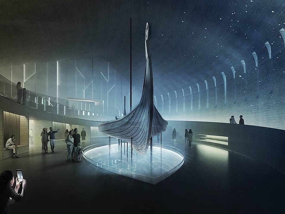 TILGODESES: Vikingtidsmuseet på Bygdøy i Oslo foreslås bevilget 352,5 millioner kroner i forslaget til statsbudsjett for 2022. | Foto: Statsbygg/Aart Architects