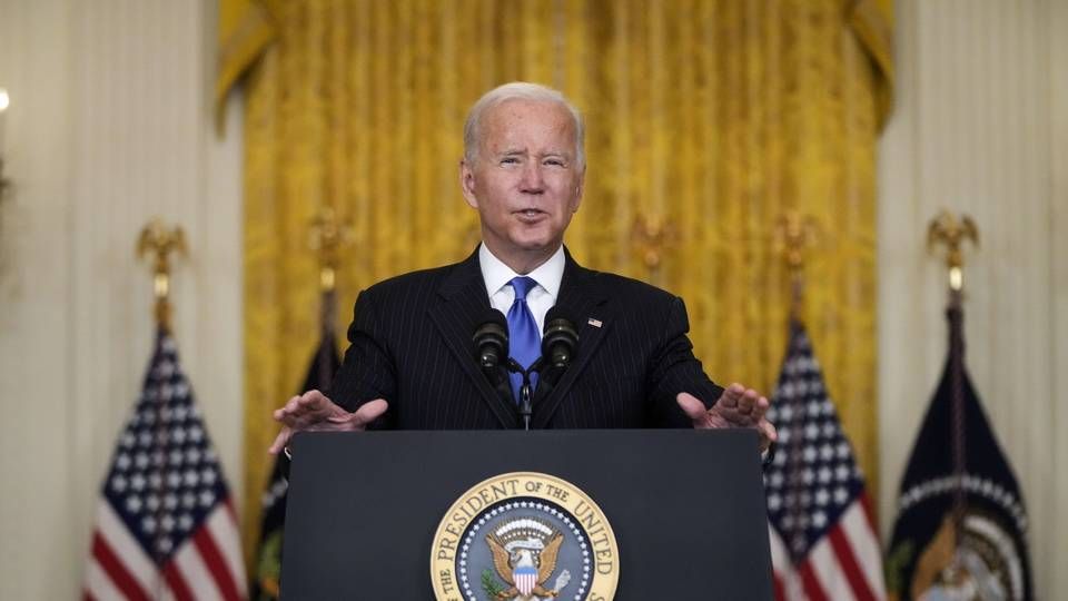 Biden er lykkede med at lande en infrastrukturpakke, som hverken Obama eller Trump kunne få godkendt, siger DI-chef i USA. | Foto: DREW ANGERER/AFP / GETTY IMAGES NORTH AMERICA