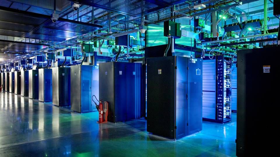 Facebooks nye datacenter i Odense. | Foto: Jacob Ehrbahn/Politiken