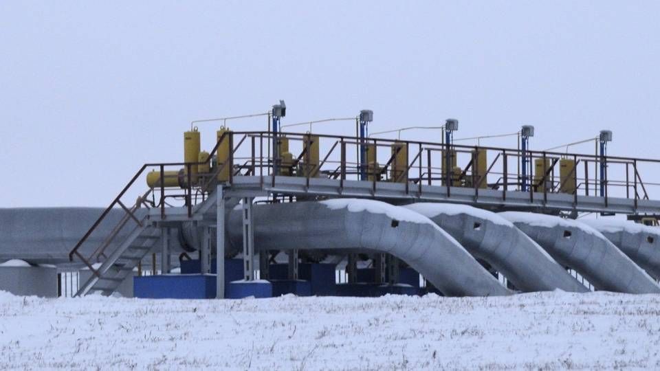 Illustrasjonsbilde. En russisk pumpestasjon for naturgass i Ukraina. | Foto: NTB