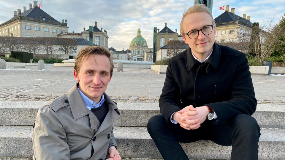Stiftere af Tax Helper, Aske Buemann (t.h.) og Danni Gregersen (t.v) har lanceret deres platform i Storbritannien | Foto: Tax Helper / PR