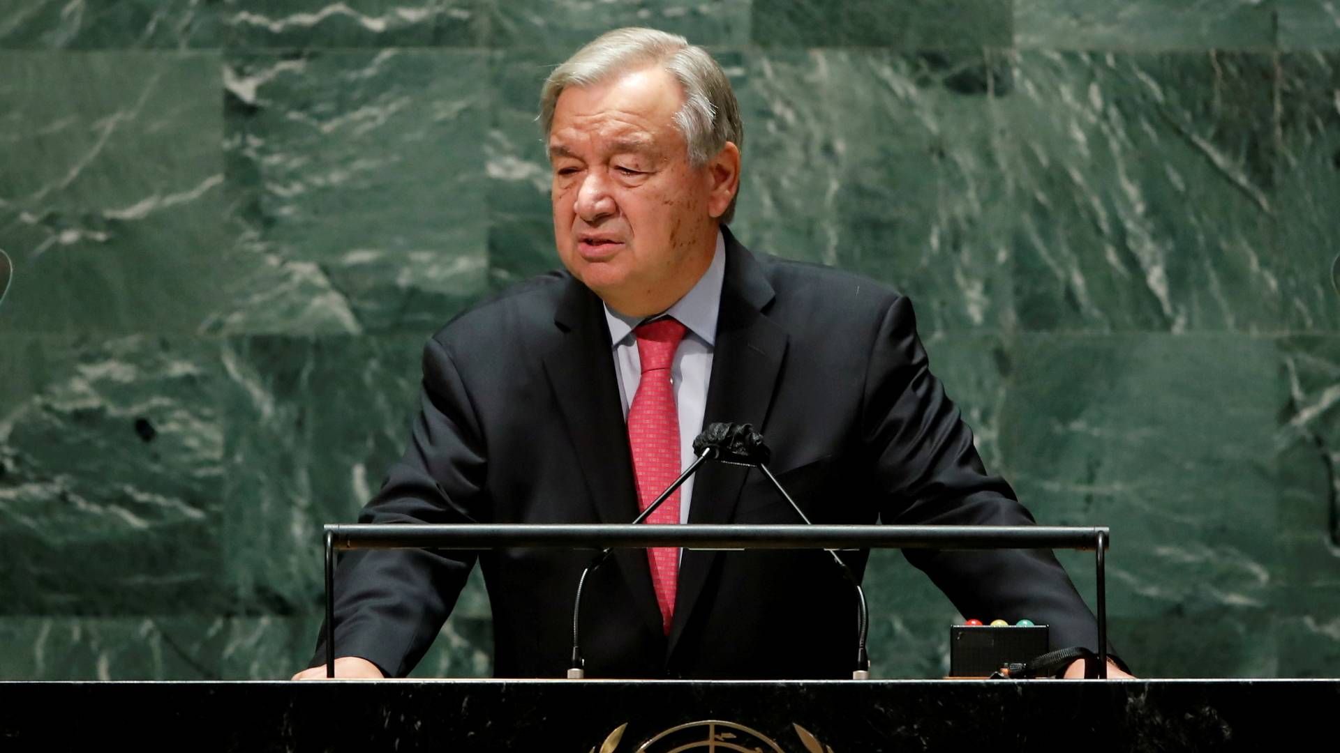 FN's generalsekretær Antonio Guterres. | Foto: Eduardo Munoz/REUTERS / X01440