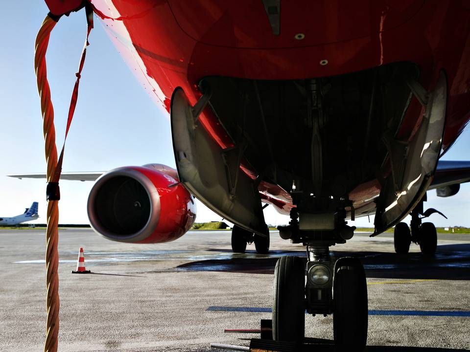 Skal flybranchen lykkes med at gennemføre en grøn omstilling, skal indtægter fra en eventuel afgift på flybilletter finansiere omstillingen, lyder det fra Michael Svane branchedirektør i Dansk Industri . | Foto: Thomas Borberg